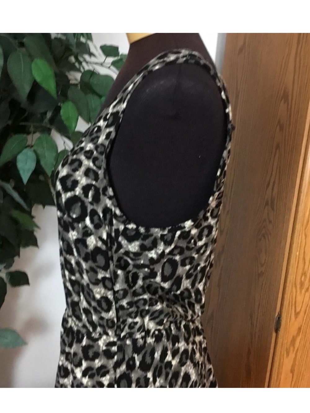 Metaphor Leopard Print Hi Lo Dress Size XL Sleeveless Animal Print - Picture 8 of 16